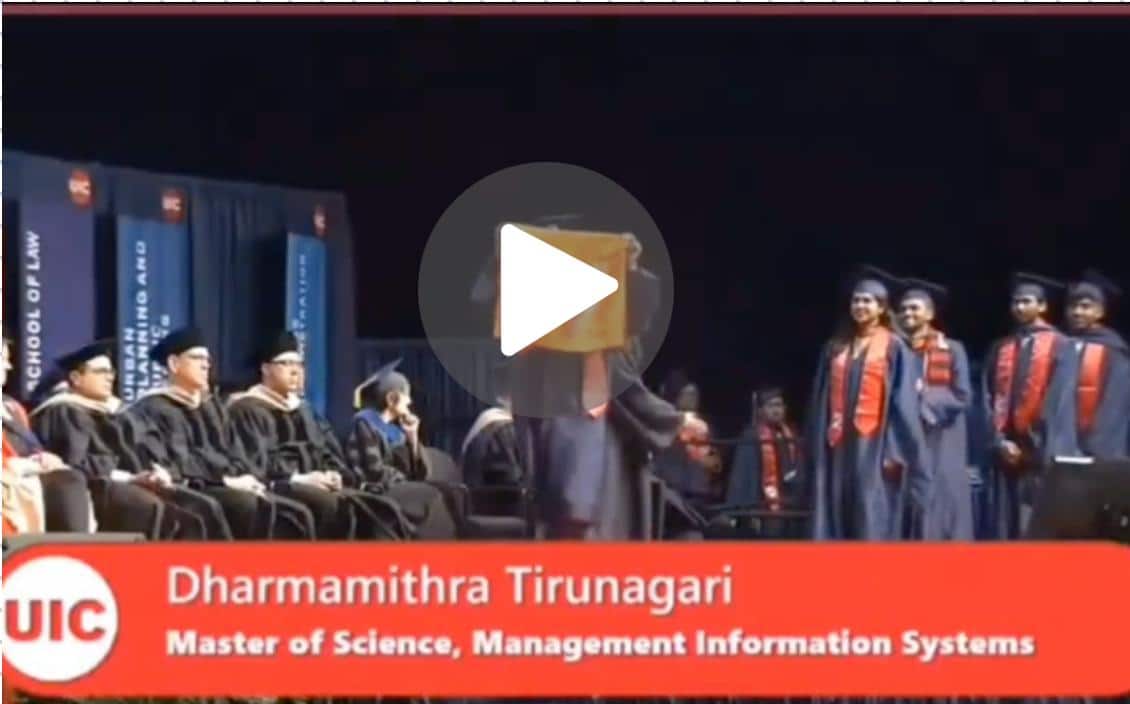 [Watch] Indian Origin Student Flashes SRH Flag At Graduation Ceremony In Chicago, USA
